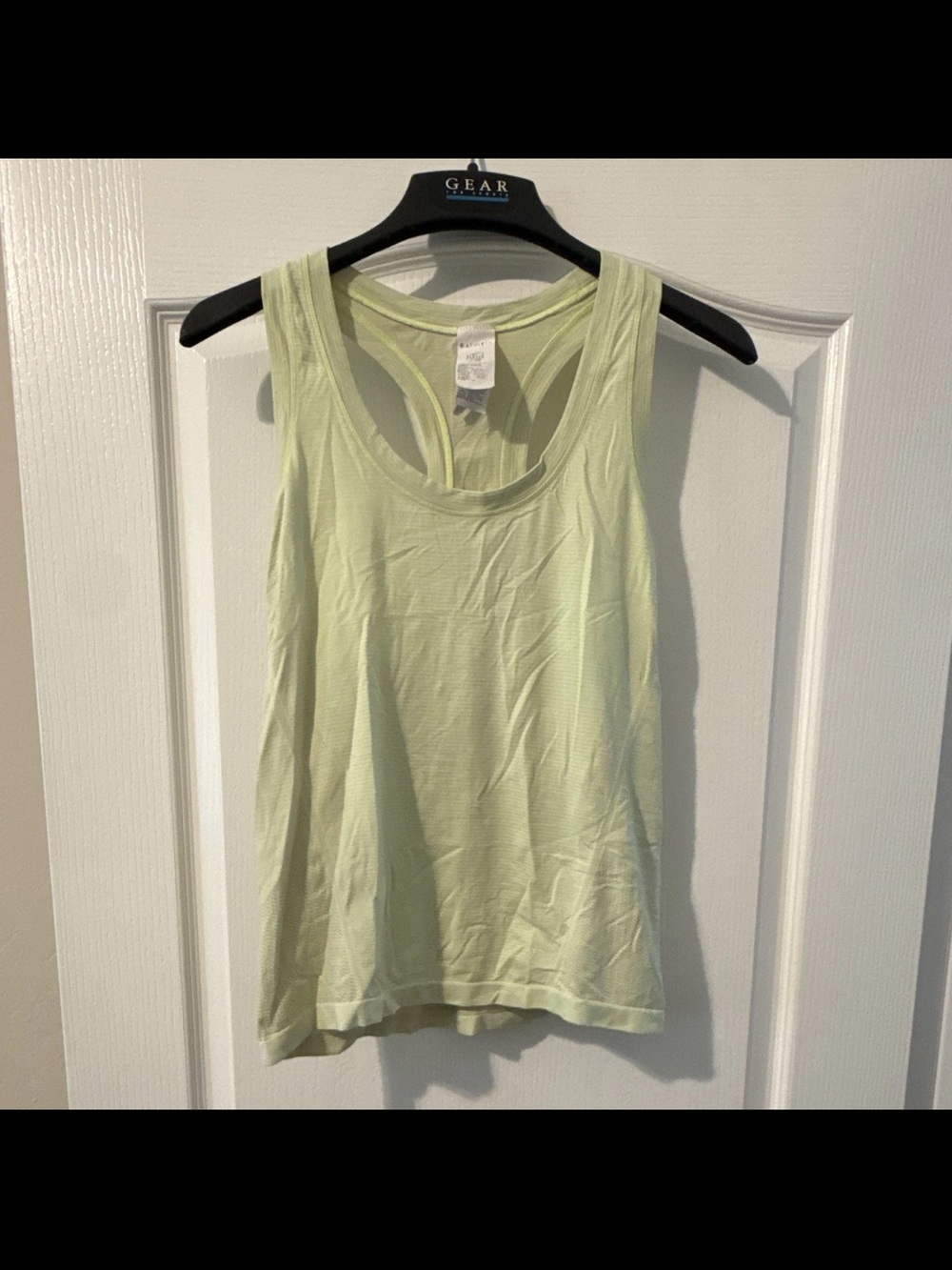 Athleta Pale Lime Racerback Tank Top